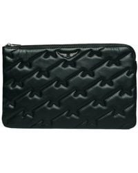 Zadig & Voltaire - Uma Wings Zv Quilted Leather Pouch - Lyst