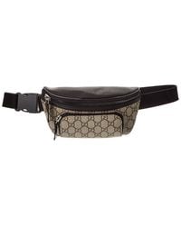 Gucci - Large Gg Supreme Canvas & Leather Belt Bag - Lyst