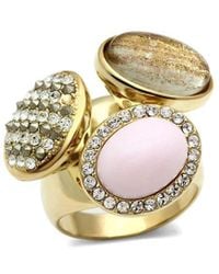 Alamode Jewelry - Plated Ring - Lyst