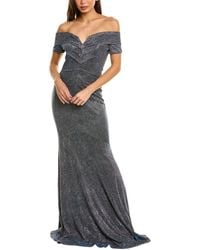 Rene Ruiz - Off-the-shoulder Stretch Faille Mermaid Gown - Lyst