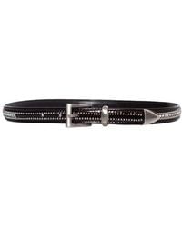 Versace - Patent Belt With Rhinestones (authentic Pre-loved) - Lyst