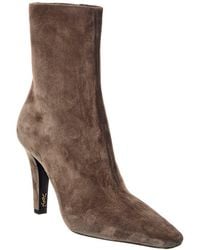 Saint Laurent - Jill 95 Suede Bootie - Lyst