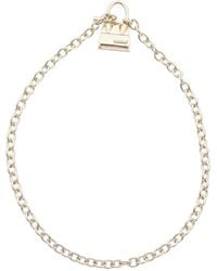 Jacquemus - Le Collier Chiquito Barre Charm Toggle Necklace - Lyst
