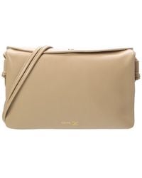 Celine - Trio Flap Leather Shoulder Bag - Lyst