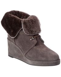 Aquatalia - Idana Waterproof Suede Bootie - Lyst