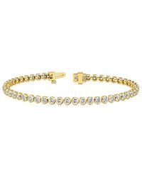 Lab Grown Diamonds - 14K 2.57 Ct. Tw. Lab-Grown Diamond Tennis Bracelet - Lyst