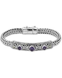 Samuel B. - 18K 1.60 Ct. Tw. Amethyst Bracelet - Lyst