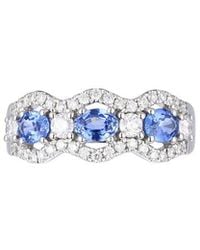 Gregg Ruth - 14K 1.38 Ct. Tw. Diamond & Sapphire Ring - Lyst