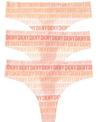 DKNY - 3Pk Litewear Cut Anywhere Thong - Lyst