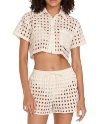 Solid & Striped - The Cropped Cabana Shirt - Lyst