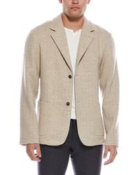 Officine Generale - Officine Generale Adrien Herringbone Wool Coat - Lyst