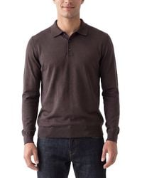RAFFI - Jersey Polo Sweater - Lyst