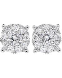 Diana M. Jewels - Fine Jewelry 14k White Gold 1.00 Ct. Tw. Diamond Earrings - Lyst