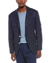Brunello Cucinelli - Linen, Silk, & Wool-Blend Blazer - Lyst