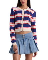 Alice + Olivia - Dollie Wool-Blend Cardigan - Lyst