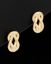 Italian Gold - 14k Love Knot Studs - Lyst