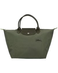 Longchamp - Le Pliage Green Nylon Bag - Lyst