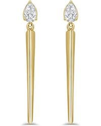 Sabrina Designs - 14K 0.31 Ct. Tw. Diamond Long Dangle Earrings - Lyst