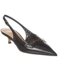 Dior - Boy Leather Slingback Pump - Lyst