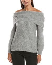 Nation Ltd - Serena Off-Shoulder Alpaca-Blend Sweater - Lyst