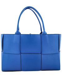 Bottega Veneta - Intrecciato Leather Arco Tote Medium (Authentic Pre-Loved) - Lyst