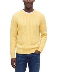 N.Peal Cashmere - Thames Cable 100% Cashmere Crewneck Sweater - Lyst