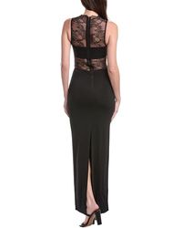 Alice + Olivia Alice + Olivia Karolina Paneled Halter Maxi Dress | Lyst