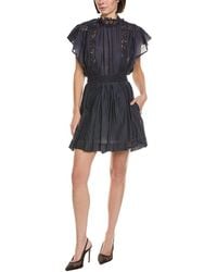 Isabel Marant - Isabel Marant Etoile Gisele Lace-Trim Mini Dress - Lyst
