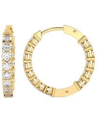 Lab Grown Diamonds - 14K 1.00 Ct. Tw. Lab-Grown Diamond Earrings - Lyst