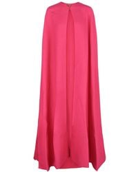 Valentino - X Pantone Pp Wool Cape - Lyst