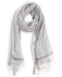 Saachi - Shimmer & Shine Silk-Blend Scarf - Lyst