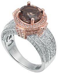 Suzy Levian - Two-Tone 4.85 Ct. Tw. Gemstone Statement Ring - Lyst