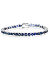 Jewels by Viomo - 14K 10.02 Ct. Tw. Sapphire Tennis Bracelet - Lyst