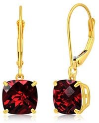 MaxColor - 10k 4.20 Ct. Tw. Garnet Earrings - Lyst
