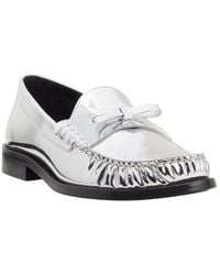 Stuart Weitzman - Lottie Bow Leather Loafer - Lyst