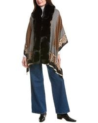 La Fiorentina - Houndstooth Wrap - Lyst