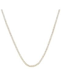 Lab Grown Diamonds - 14K 5.00 Ct. Tw. Lab-Grown Diamond Tennis Necklace - Lyst