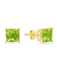 MaxColor - 14k 2.90 Ct. Tw. Peridot Studs - Lyst