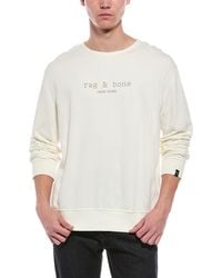 Rag & Bone - Massey Terry Crewneck Sweatshirt - Lyst