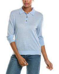 Rag & Bone - Adeline Lightweight Cashmere Polo Sweater - Lyst