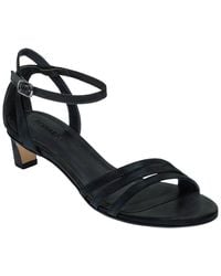 Bernardo - Lima Leather Low Heel Sandal - Lyst