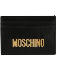 Moschino - Leather Card Case - Lyst
