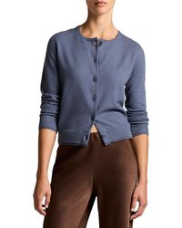 Vince - Scallop Trim Cardigan - Lyst
