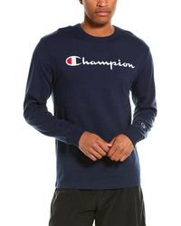 champion t shirts long sleeve