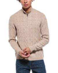 7 For All Mankind - Quarter Zip Sweater - Lyst