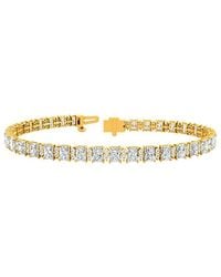 Lab Grown Diamonds - 14K 8.06 Ct. Tw. Lab-Grown Diamond Tennis Bracelet - Lyst