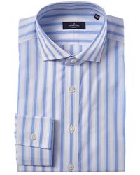 Richard James - Regular Collar Bold Stripe Poplin Dress Shirt - Lyst