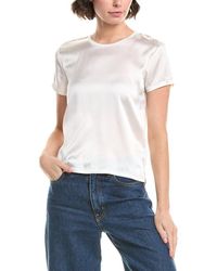ATM - Silk-Blend T-Shirt - Lyst