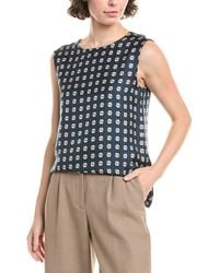 Max Mara - S Timetop Reversible Silk Top - Lyst