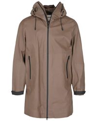 Bottega Veneta - Long Leather Hooded Jacket - Lyst